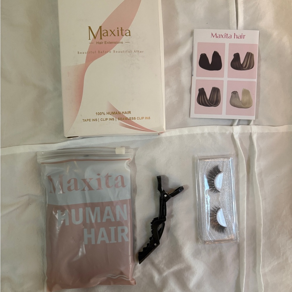 100% Human Hair Clip in Extensions